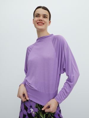 T-shirt manches longues Edited violet