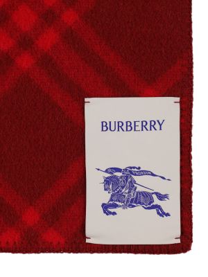 Kockás gyapjú sál Burberry