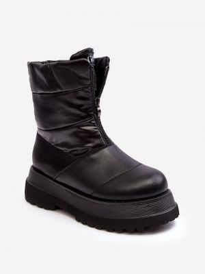 Зимни обувки за сняг с цип Kesi черно