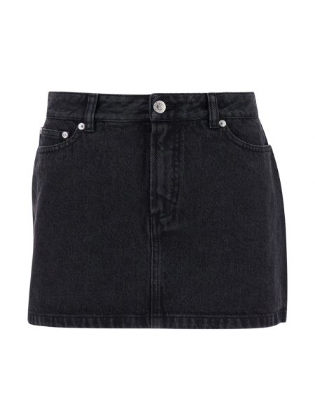 Czarna spódnica jeansowa A.p.c.