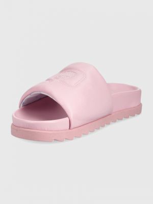 Pantofle na platformě Chiara Ferragni růžové