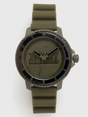 Zielony zegarek Tommy Hilfiger
