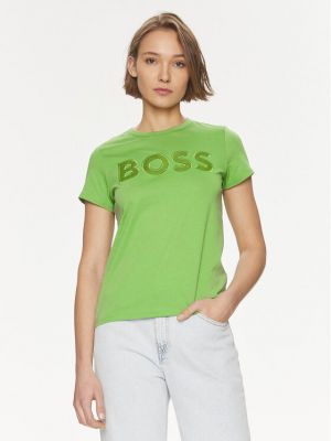 T-shirt Boss grün