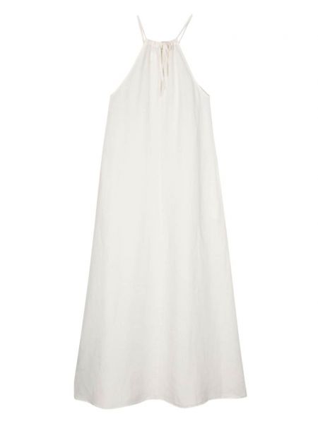 Lněné dlouhé šaty 120% Lino bílé