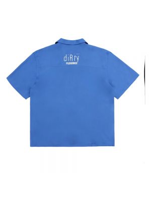 Camisa con estampado Pleasures azul