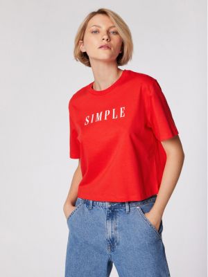 Μπλούζα Simple κόκκινο