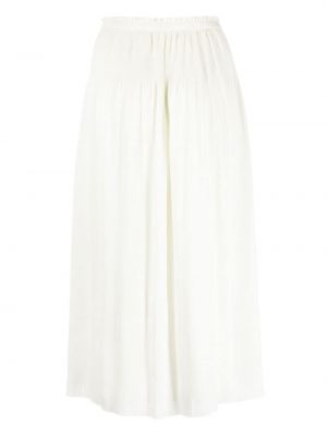 Plisované midi sukně Ba&sh bílé