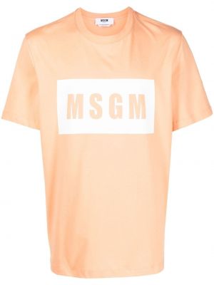 T-shirt Msgm orange