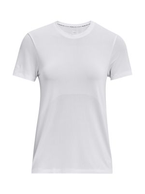 Top in maglia Under Armour bianco