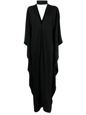 Krepové večerní šaty Taller Marmo černé
