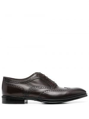 Blonder snøring brogues Canali brun