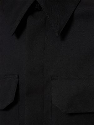 Camicia di lana Jil Sander nero