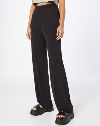 Широки панталони тип „марлен“ Calvin Klein черно
