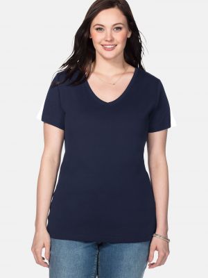 T-shirt Sheego blu