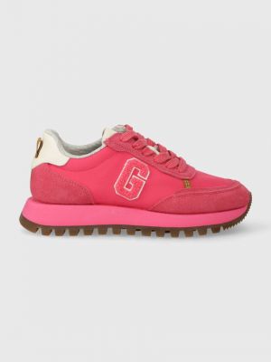 Różowe sneakersy Gant