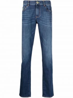 Slank skinny jeans Canali blå