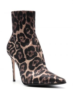 Leopardí kotníkové boty s potiskem Le Silla