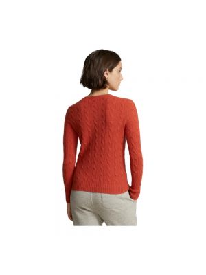 Suéter de cuello redondo Polo Ralph Lauren rojo