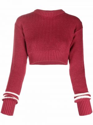 Пуловер Maison Bohemique червено