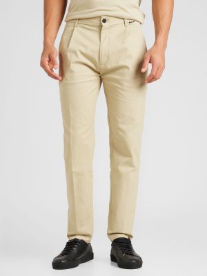 Pantaloni plissettati Calvin Klein beige
