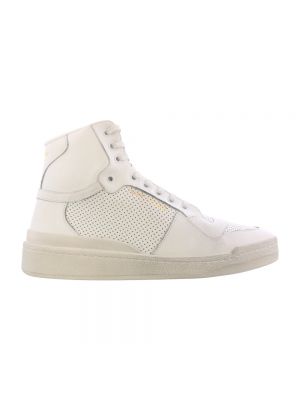 Białe sneakersy z siateczką Saint Laurent