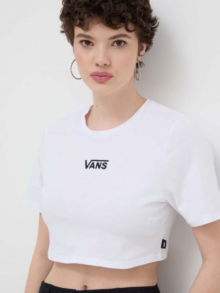 Pamučna majica Vans bijela