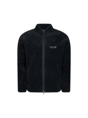 Fleece jacke mit reißverschluss Adidas schwarz