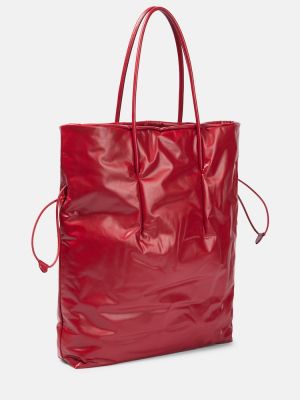 Τσάντα shopper The Row κόκκινο