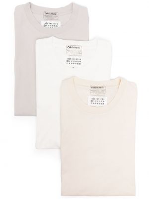 Βαμβακερή μπλούζα με στρογγυλή λαιμόκοψη Maison Margiela