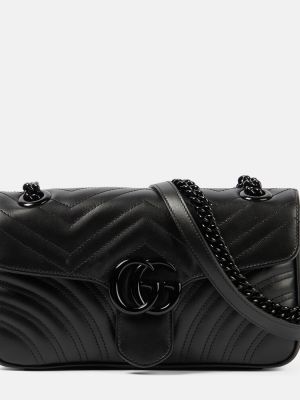Кожаная сумка Gucci, черная
