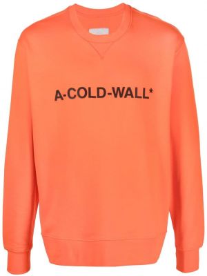 Hanorac cu imagine A-cold-wall* portocaliu