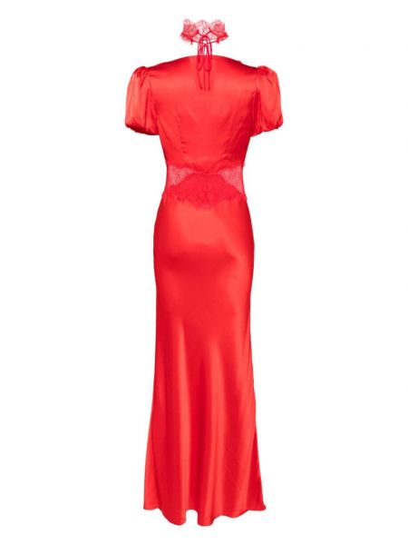 Vakarinė suknelė satininis De La Vali raudona