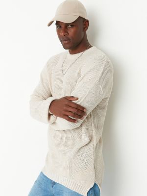 Пуловер Trendyol бяло