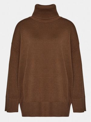 Пуловер Moss Copenhagen кафяво