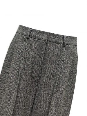 Plisované kalhoty relaxed fit 12 Storeez šedé