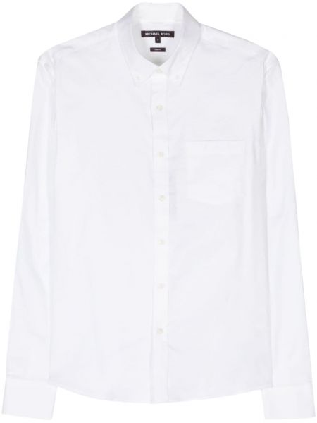 Bavlněná košile s výšivkou Michael Kors bílá