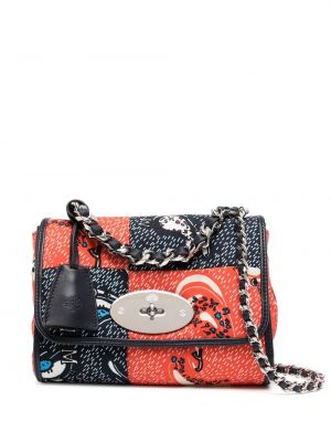 Paisley trykt kjedeposer Mulberry oransje