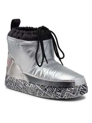 Škornji za sneg Love Moschino srebrna