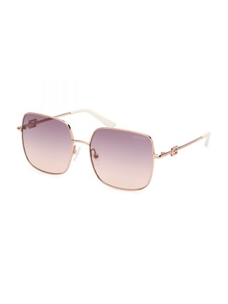 Слънчеви очила от розово злато Guess розово