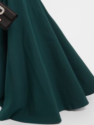 Dlouhé šaty Emilia Wickstead zelené