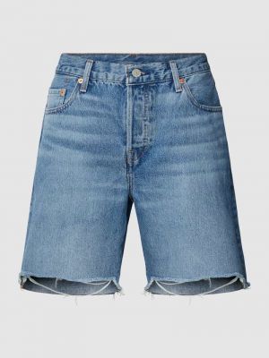Szorty jeansowe z frędzli Levi's niebieskie