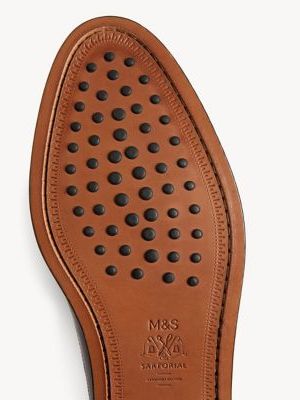 Mens SARTORIAL Leather Brogues - Brown, Brown