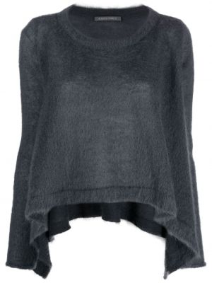 Asymetrický sveter Alberta Ferretti sivá