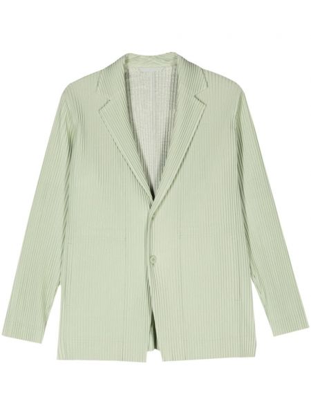 Jersey blazer mit plisseefalten Homme Plissé Issey Miyake grün