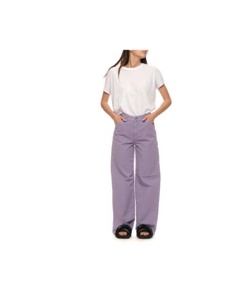 Pantalones elegantes Carhartt Wip violeta