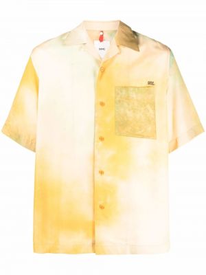 Koszula z nadrukiem Oamc żółta