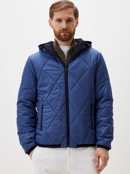 Утепленная демисезонная куртка Geox синяя
