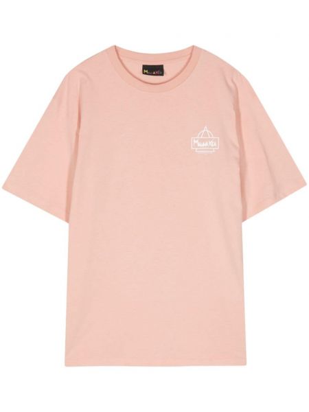 T-shirt en coton Mauna Kea rose