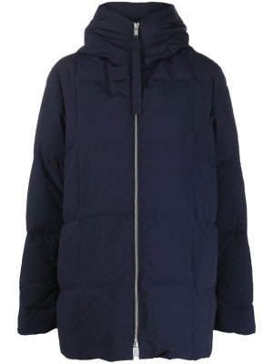 Kabát na zip Jil Sander modrý