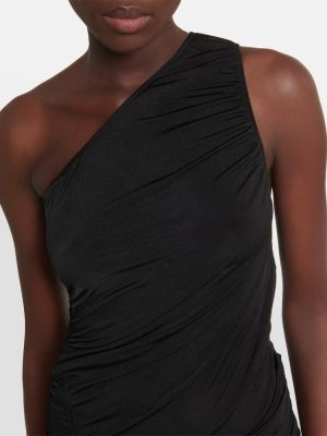 Mini robe asymétrique Jade Swim noir